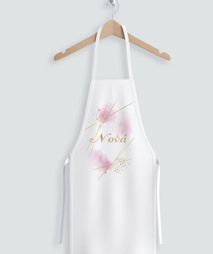 Ποδιά νονάς με θέμα γράμματα